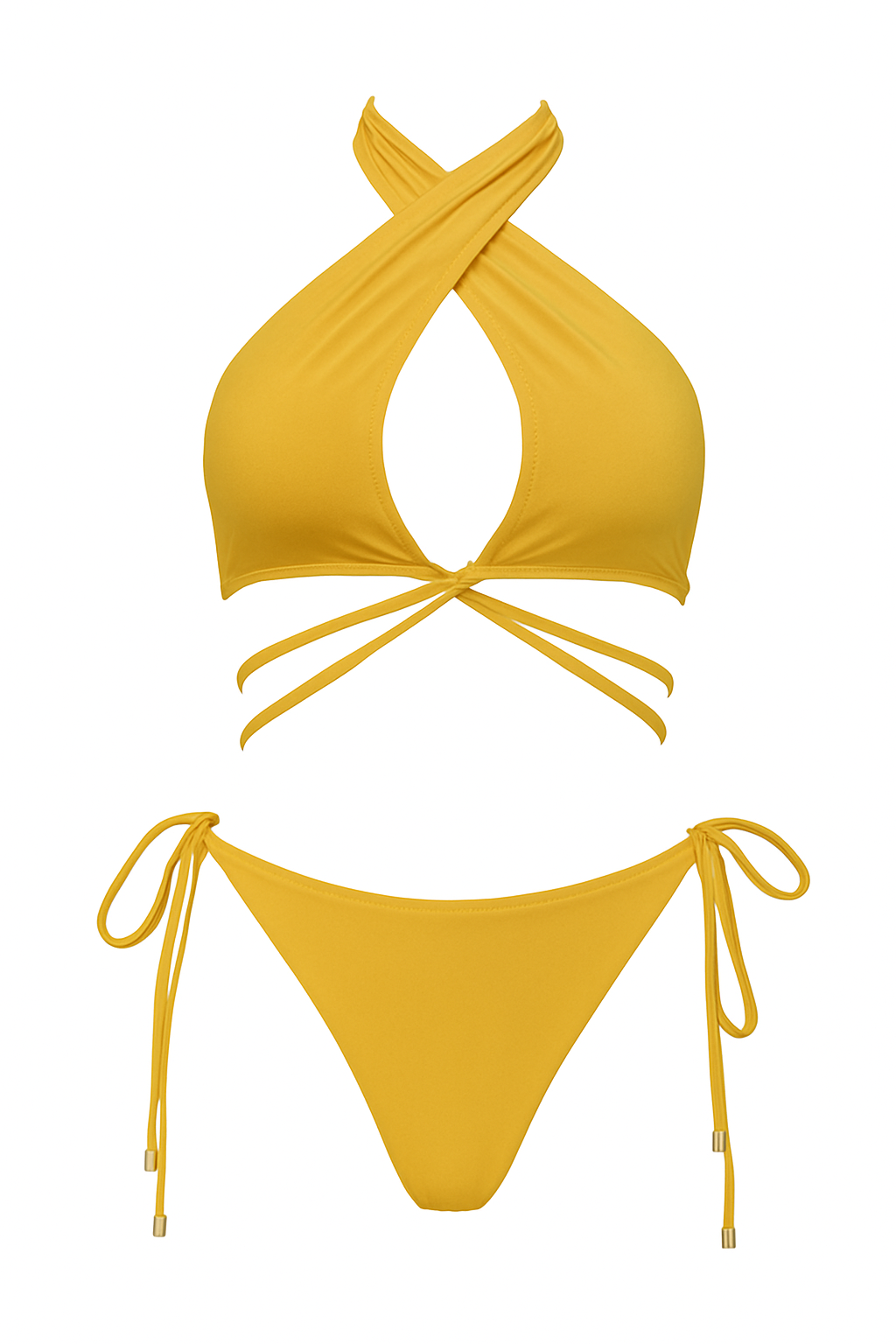 The Kamaya Criss Cross Bikini Top