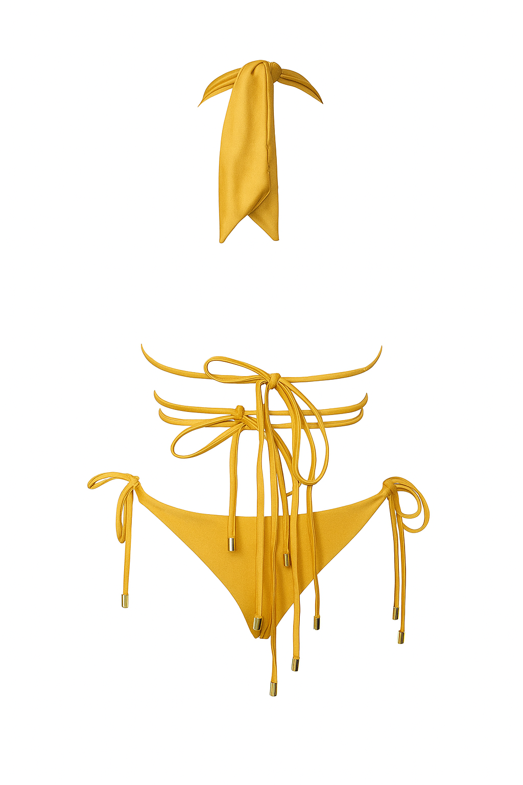 The Kamaya Criss Cross Bikini Top
