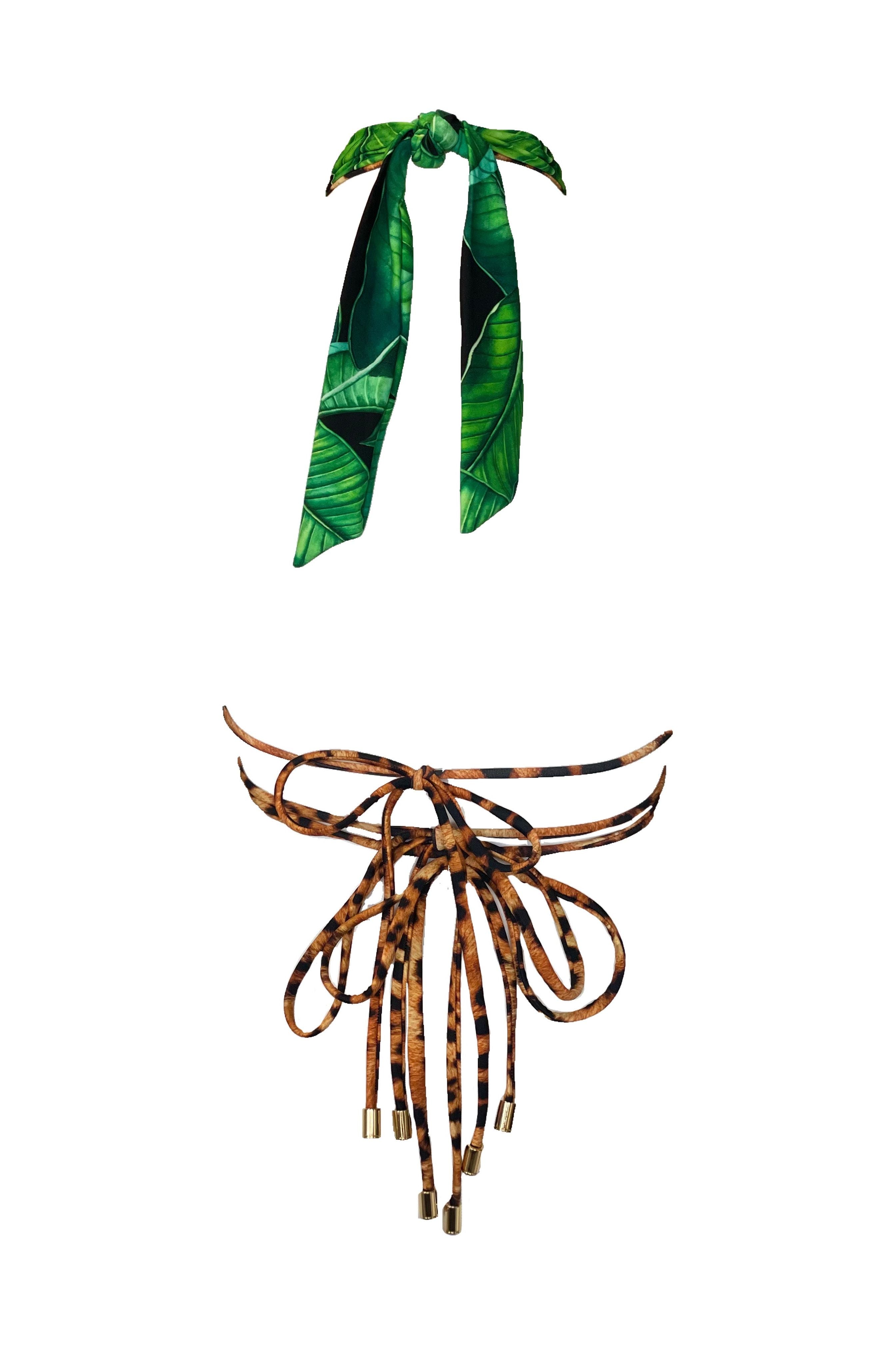 The Kamaya Criss Cross Bikini Top