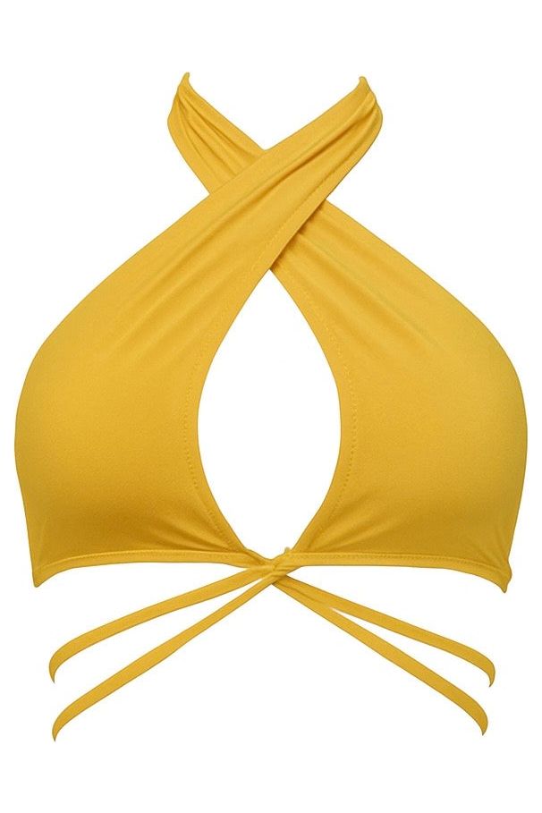 The Kamaya Criss Cross Bikini Top